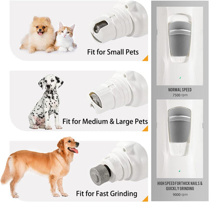 Ultra-Quiet LED Precision Pet Grinder