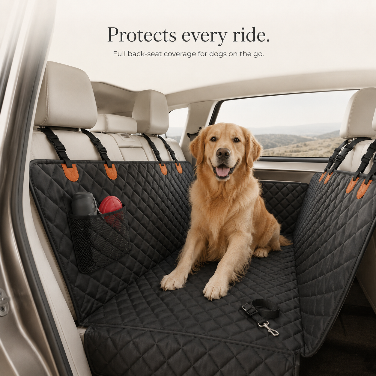 PawPerfect™ RoadGuard Waterproof Dog Car Hammock