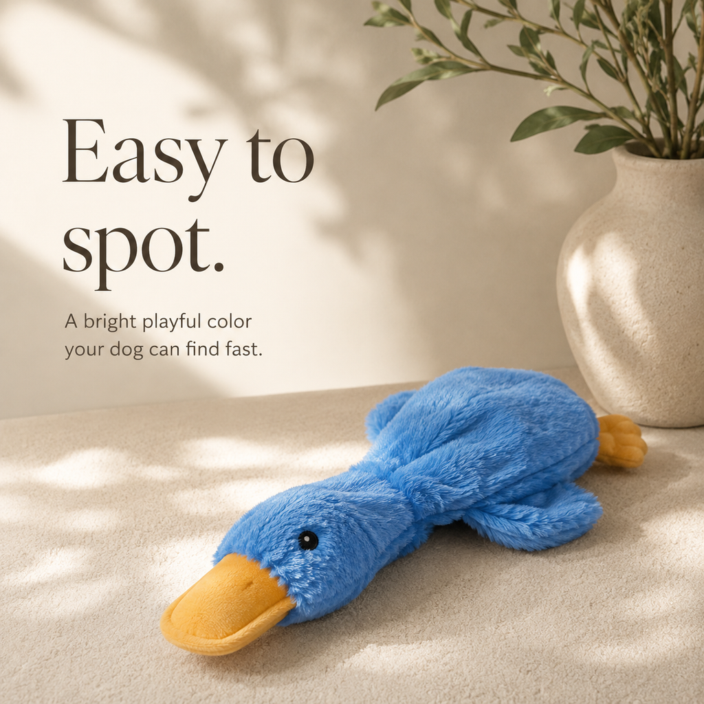 PawPerfect™ QuackCrinkle Squeaky Toy