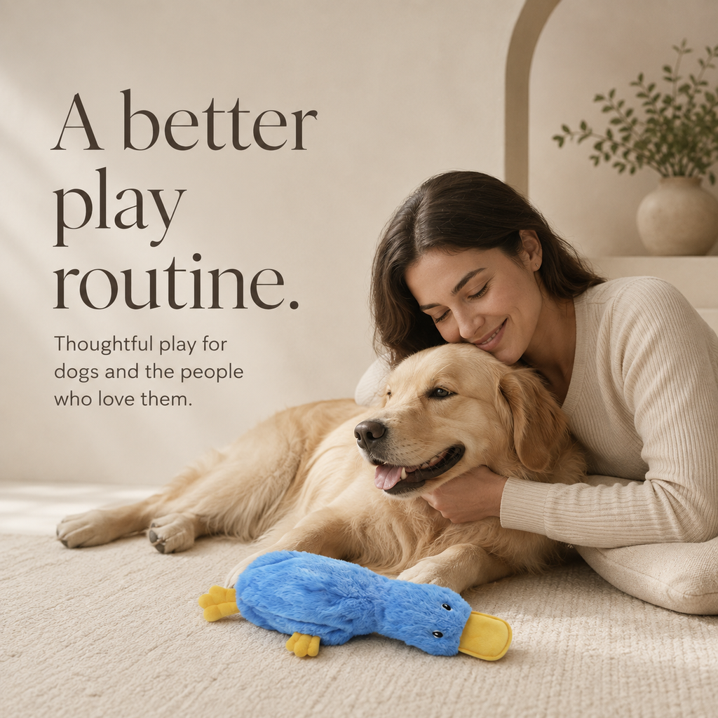 PawPerfect™ QuackCrinkle Squeaky Toy