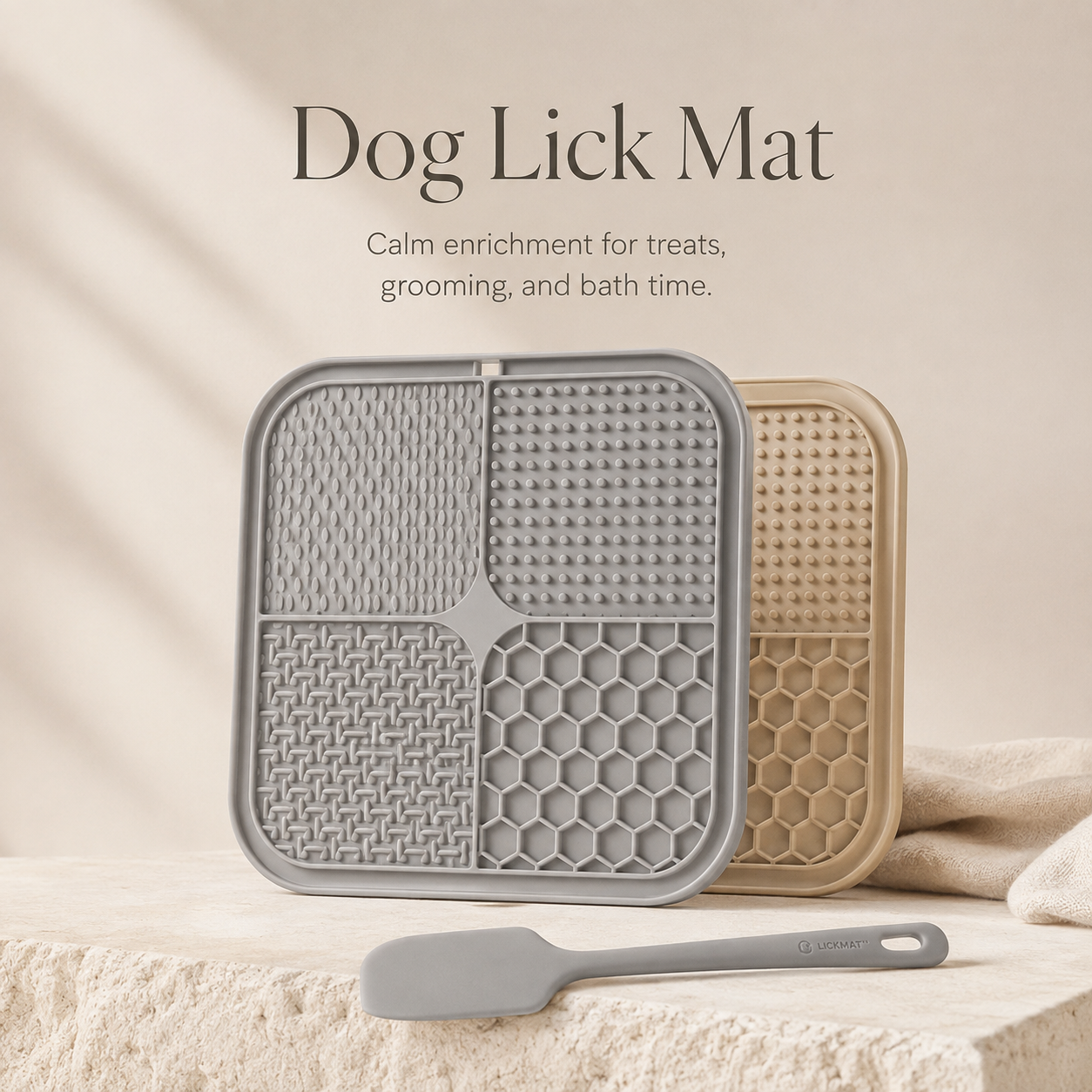 PawPerfect™ CalmLick Enrichment Mats – 2 Pack