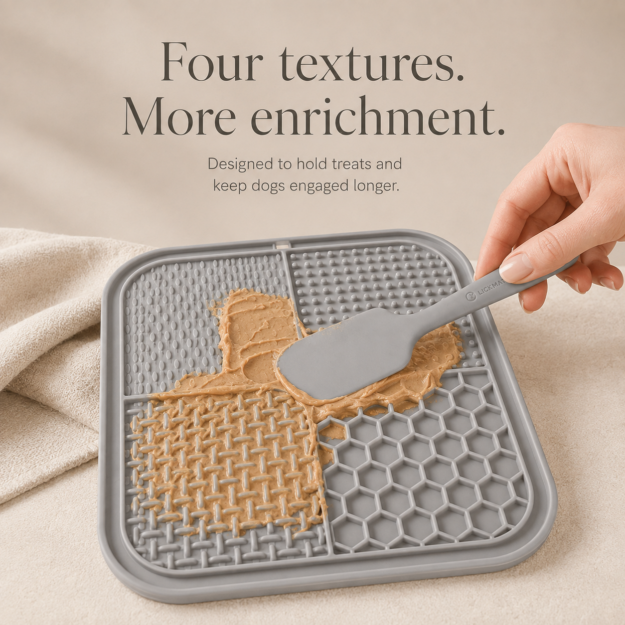 PawPerfect™ CalmLick Enrichment Mats – 2 Pack