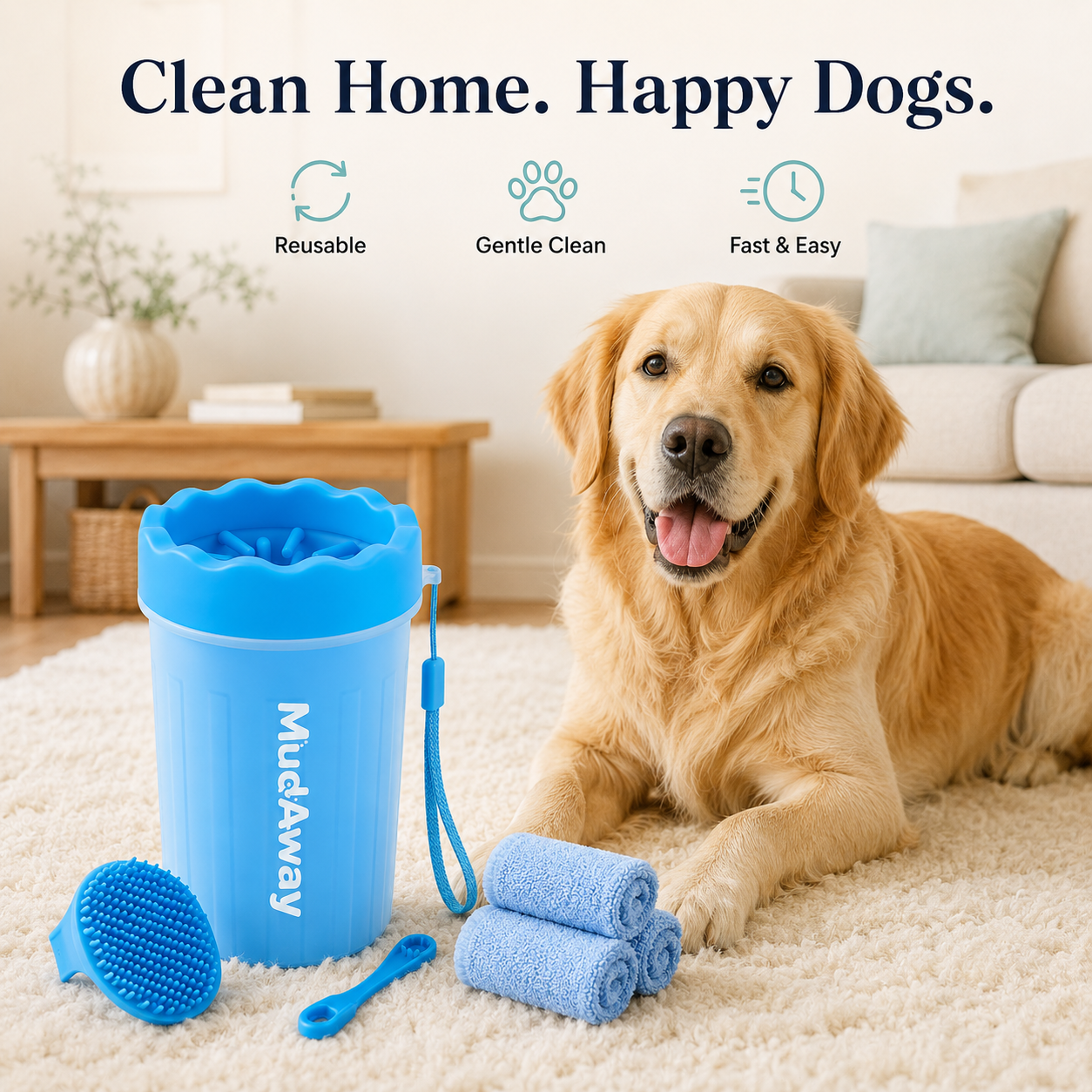PawPerfect™ MudAway 7-in-1 Paw Care Kit
